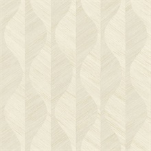Oresome Cream Ogge Textured Geometric Vertical Wallpaper