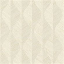 Oresome Cream Ogge Textured Geometric Vertical Wallpaper