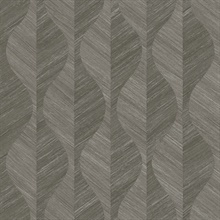 Oresome Dark Grey Ogge Textured Geometric Vertical Wallpaper