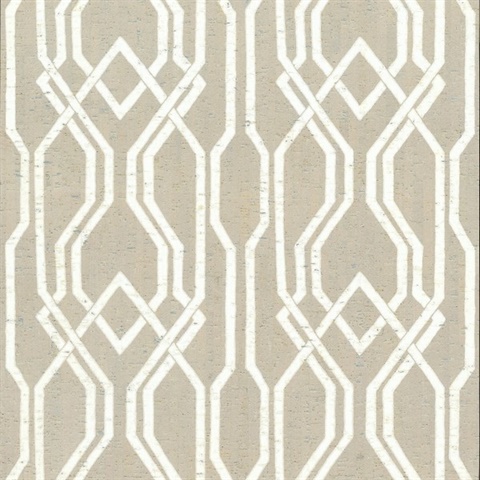 Organic Cork Prints Balanced Trellis