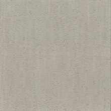 Silver Plain Bamboo Textured Cork Wallpaper