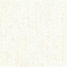 White Plain Bamboo Textured Cork Wallpaper