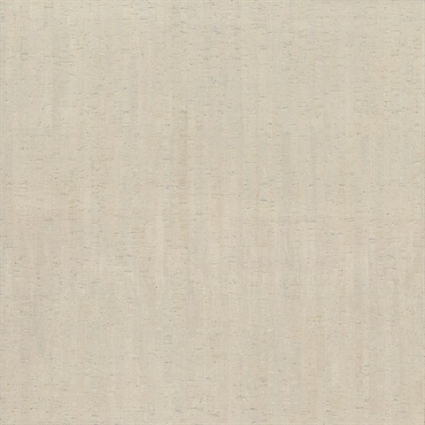 Pearl Plain Bamboo Textured Cork Wallpaper