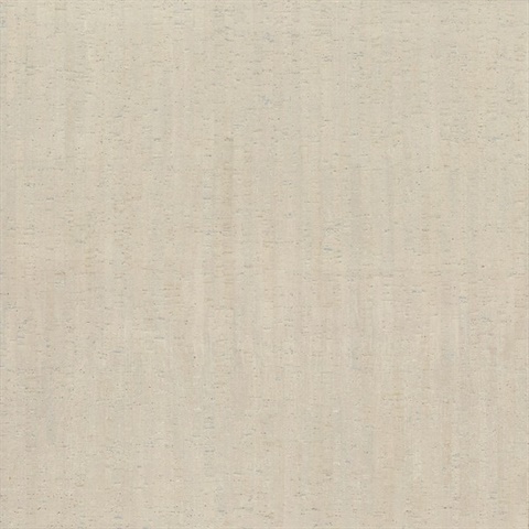 Pearl Plain Bamboo Textured Cork Wallpaper