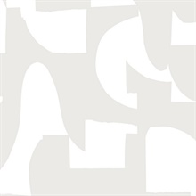 Organic Geometric Sea Salt Peel and Stick Wallpaper