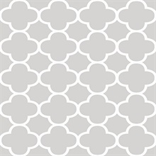 Origin Grey Quatrefoil