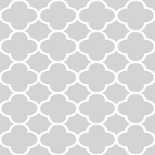 Origin Grey Quatrefoil