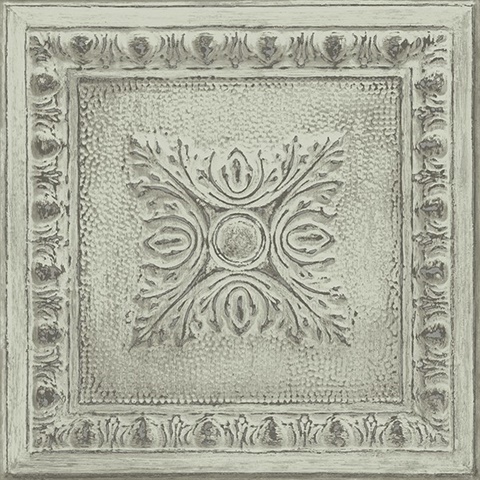 Ornamental Mint Tin Tile Wallpaper
