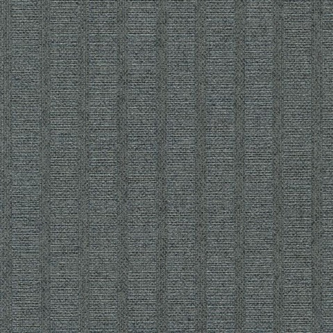 Ornette Charcoal Vertical Stripe Linen Commercial Wallpaper