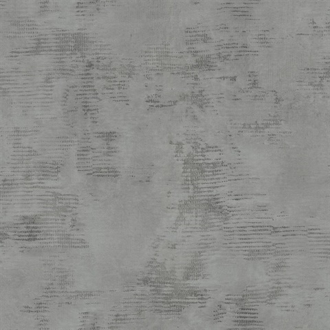 Osborn Charcoal Grey Distressed Textured Wallpaper