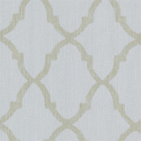 Oscar Light Blue Fretwork