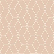 Osterlen Light Pink Trellis Wallpaper