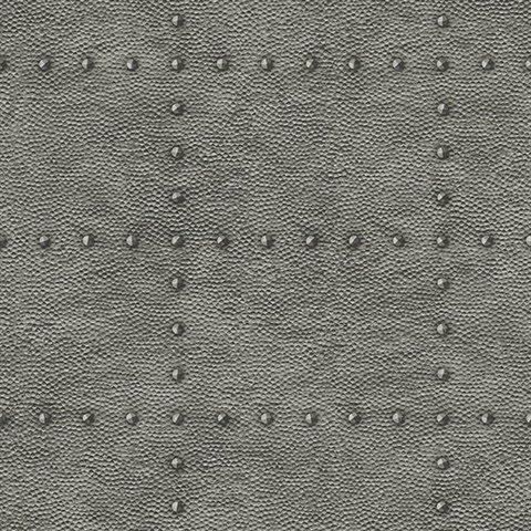 Otto Pewter Hammered Metal Wallpaper