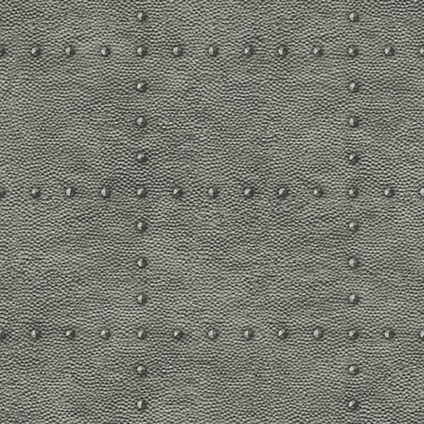 Otto Pewter Hammered Metal Wallpaper