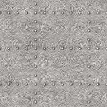 Otto Silver Hammered Metal Wallpaper