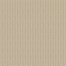 Owen Light Brown Ikat Stripes Wallpaper