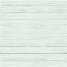 Ozma Light Blue Horizontal Textured Wood Plank Wallpaper