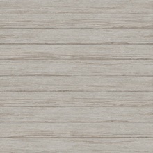 Ozma Light Grey Horizontal Textured Wood Plank Wallpaper