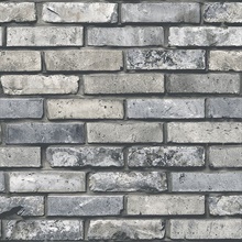 Weathered Painted Grey Brick