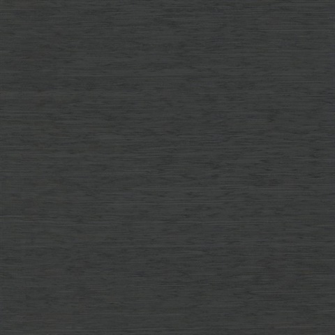 Painted Hemp Charcoal Wallpaper