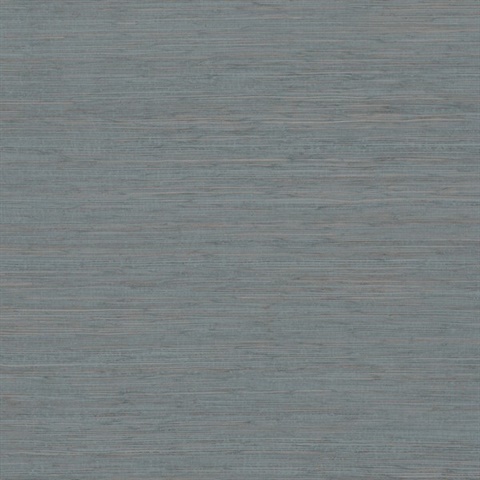 Painted Hemp Dusty Blue Wallpaper