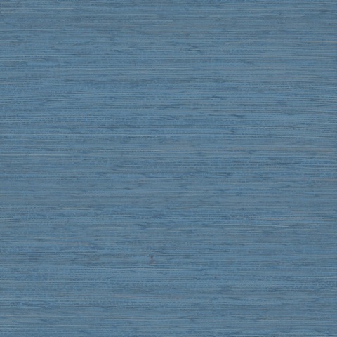 Painted Hemp Tuscan Blue Wallpaper