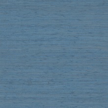 Painted Hemp Tuscan Blue Wallpaper