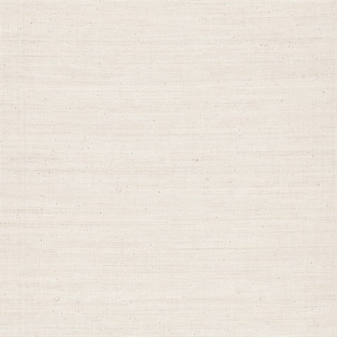Painted Raffia White / Natural Wallpaper