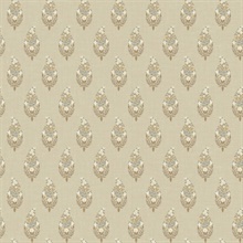 Paisley Light Taupe Wallpaper