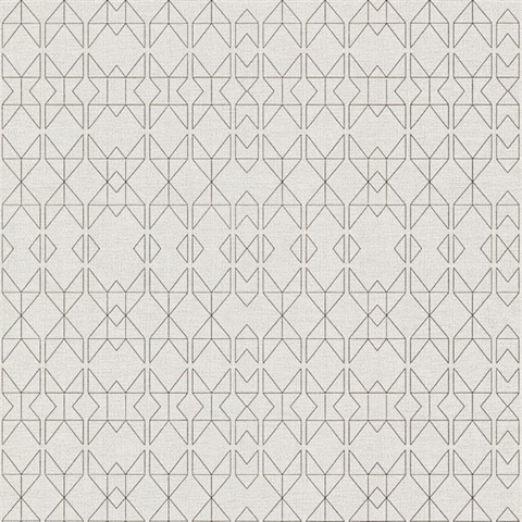 Paititi Rose Gold Diamond Geometric Trellis Wallpaper