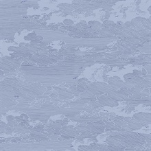 Palila Navy Cloud Wallpaper