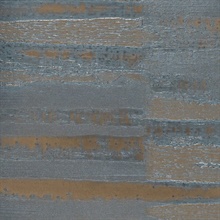 Palisades Blue Oxide Handcrafted Specialty Wallcovering