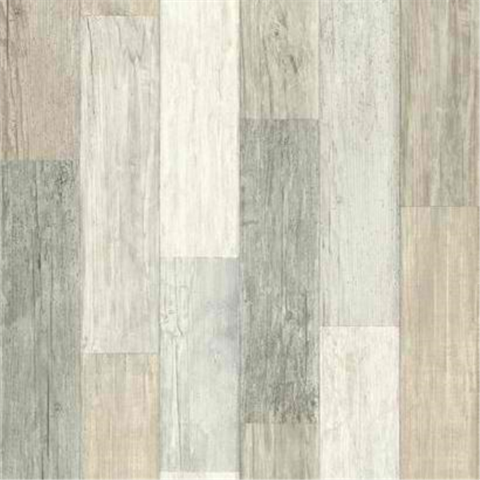 Grey Faux Wood Vertical Pallet Board Wallpaper
