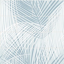 Palm Tile Botanical Summer Skies Peel and Stick Wallpaper