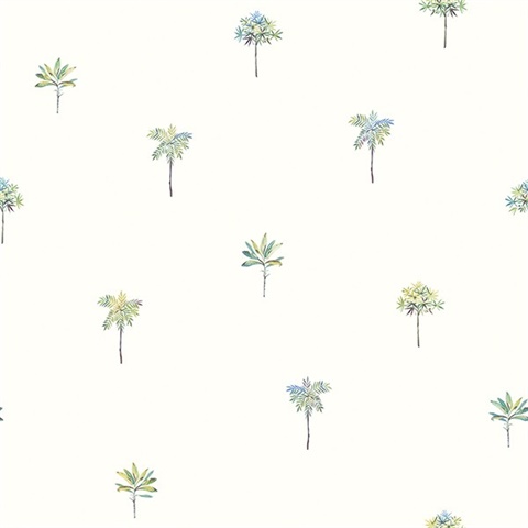 Palmetto Teal Leaves