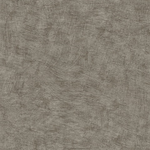 Pampas Plain Brushed Texture Antracite Wallpaper