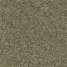 Pampas Plain Brushed Texture Burnt Olive Wallpaper