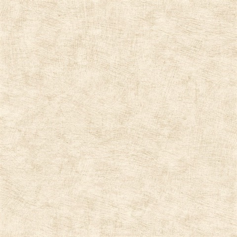 Pampas Plain Brushed Texture Light Beige Wallpaper