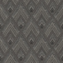 Panama Geometric Black & White Wallpaper