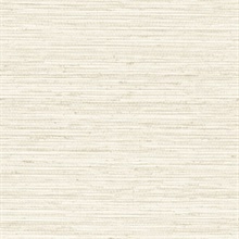 Papillion Ivory Lace Textile String Wallpaper