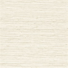 Papillion Ivory Lace Textile String Wallpaper