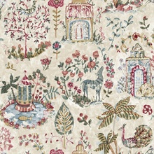 Parc Merlot Garden Dreams Wallpaper