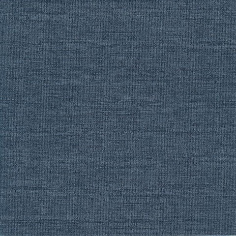 Parker Blue Faux Linen Commercial Wallpaper