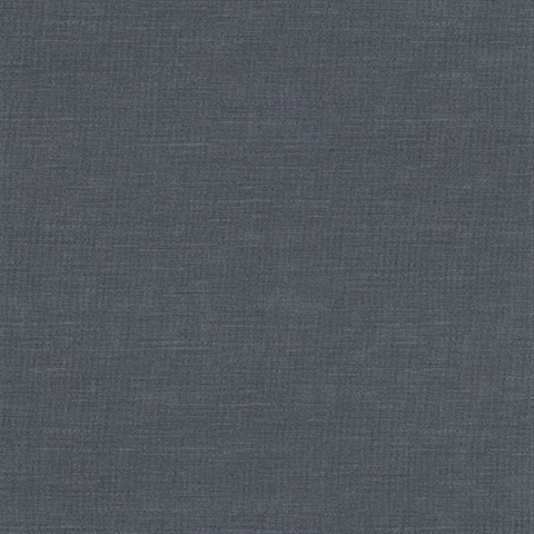 Parker Denim Faux Linen Vinyl Wallpaper