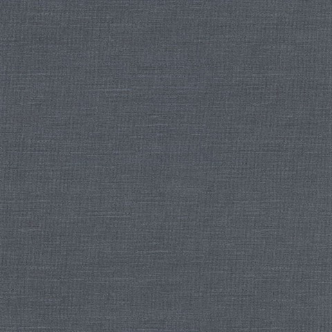 Parker Denim Faux Linen Vinyl Wallpaper