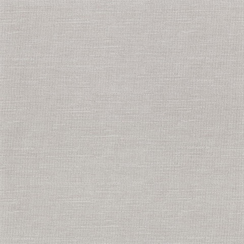 Parker Grey Faux Linen Vinyl Wallpaper