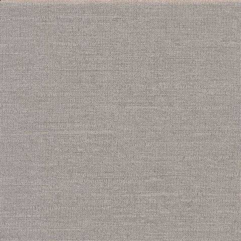 Parker Light Brown Faux Linen Commercial Wallpaper