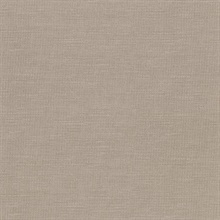 Parker Light Brown Faux Linen Vinyl Wallpaper