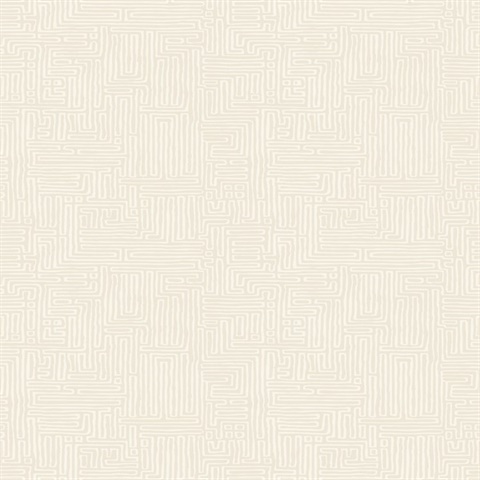 Passages Cream Wallpaper