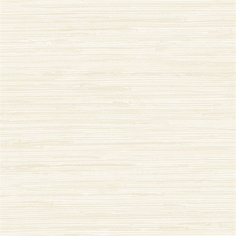 Pearlescent Grasscloth Beige Wallpaper